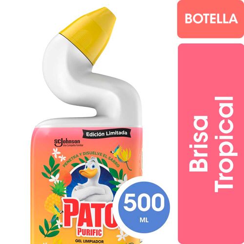 Limpiador En Gel Pato Brisa Tropic 500ml
