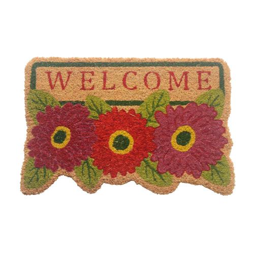 Limpiapies Coco Forma Flores Krea