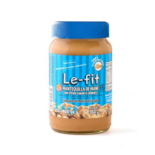 Mantequilla De Maní Cookies And Cream 360 Gr Le-Fit