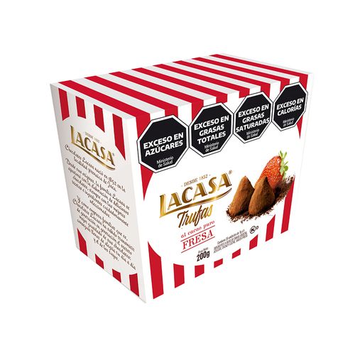 Trufas De Fresa 200 Gr Lacasa