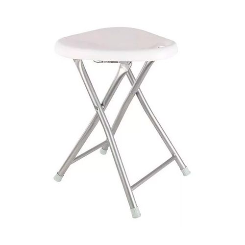 Silla Plegable Con Asa Blanco Mdesign