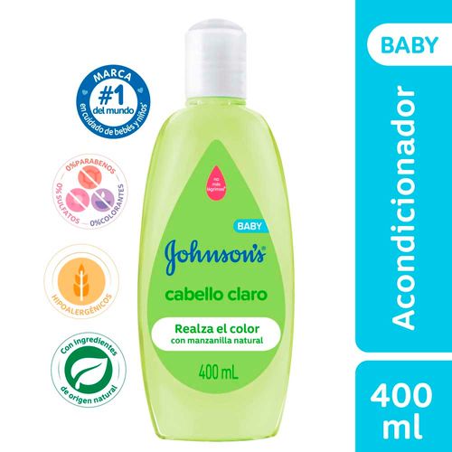 Acondicionador Baby Cabello Claro 400 Ml Johnson's