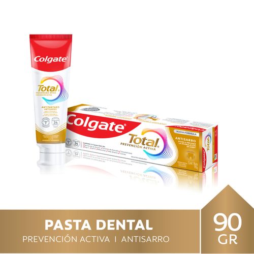 Pasta Dental Total Antisarro Con Flúor 90 Gr Colgate