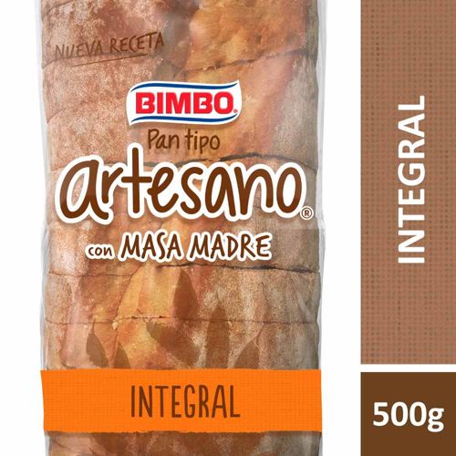 Pan Integral Artesano Masa Madre 500 G