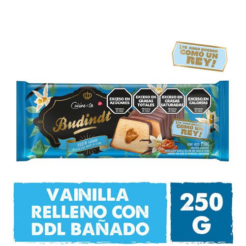 Budin Vainilla Con Dulce De Leche Bañado X 250 Gr Cuisine & Co