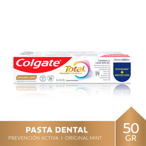 Pasta Dental Original Mint 50 Grs Colgate Total