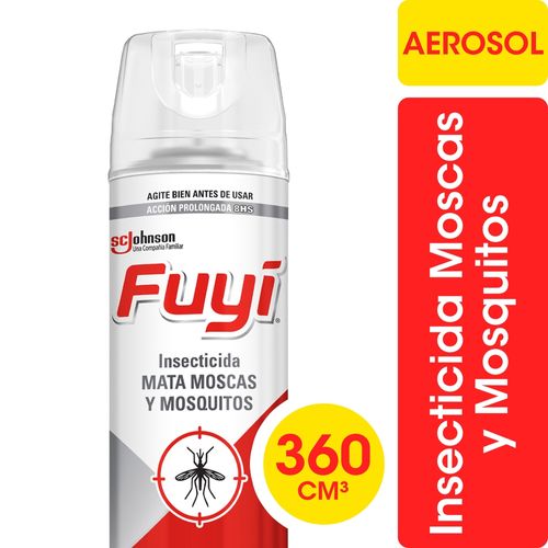Insecticida Mata Moscas Y Mosquitos Aerosol 360 Ml Fuyí