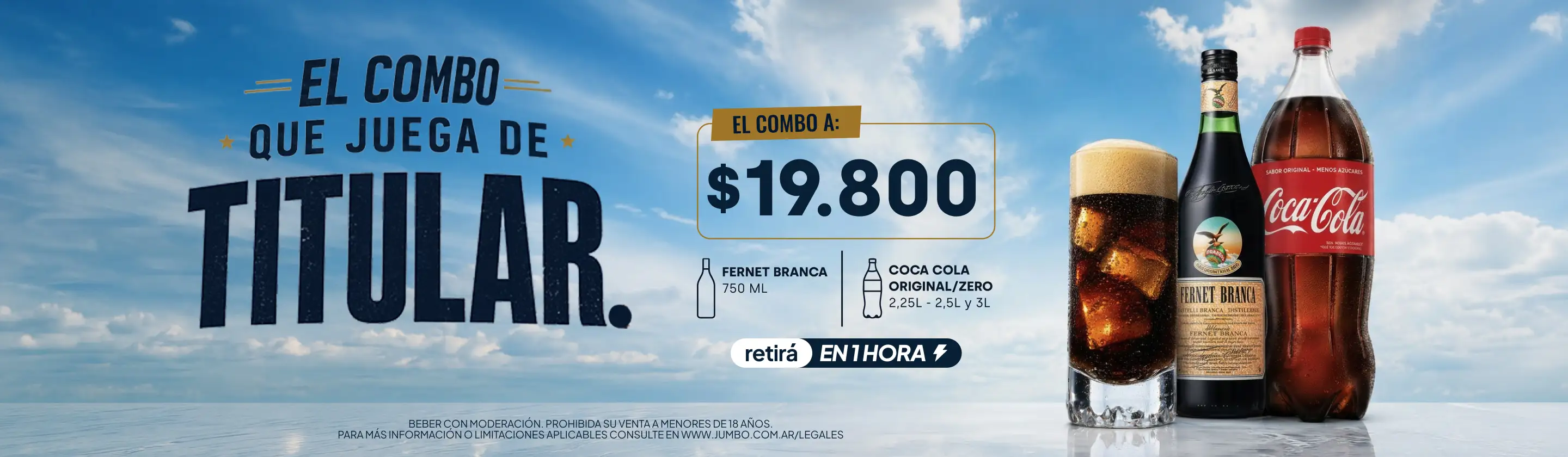 Combo Fernet + Coca