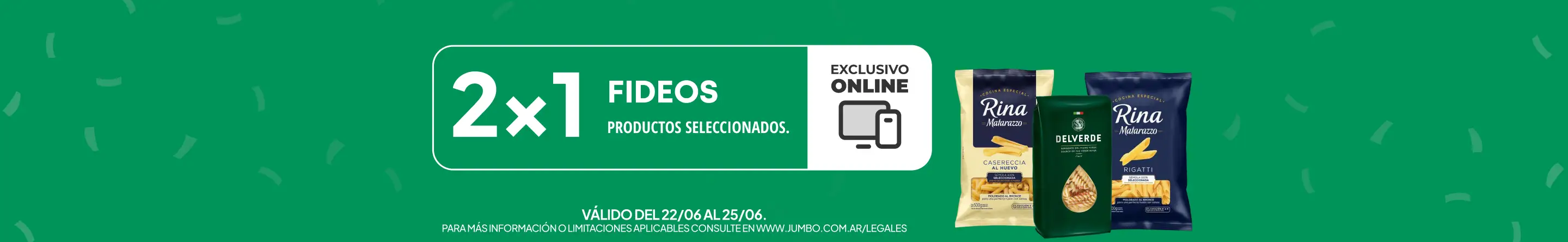 2x1 en Fideos