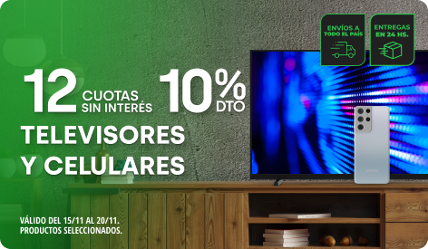 10% y 12 CSI en TV y Celulares