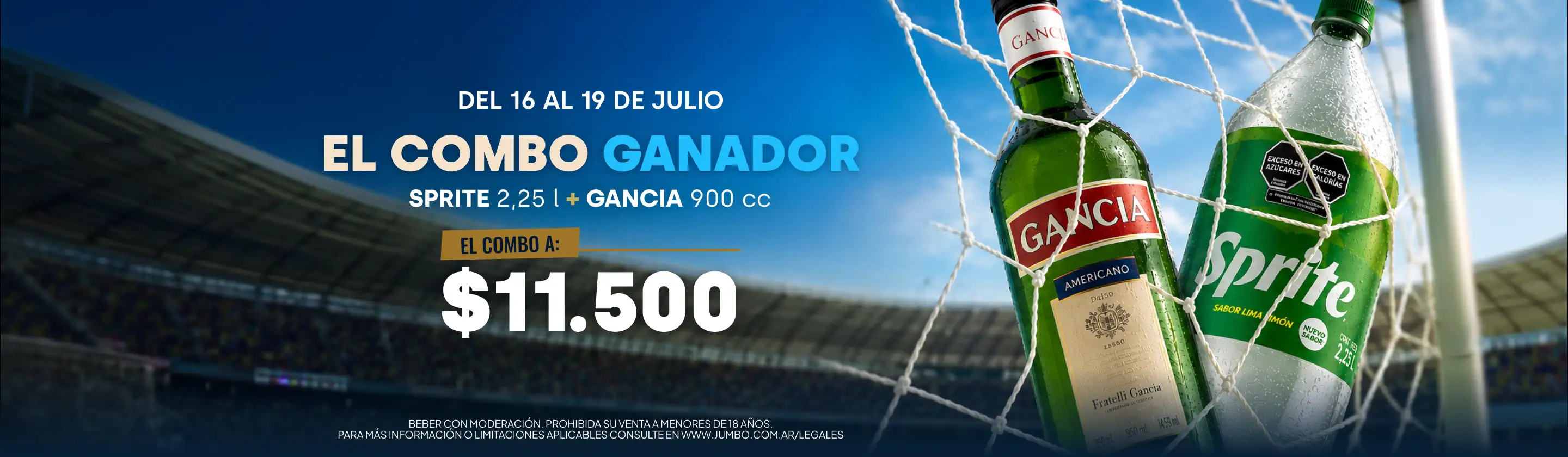 Combo Gancia + Sprite