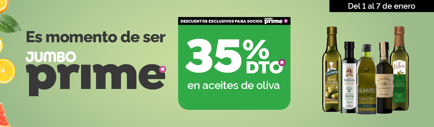 35% en Aceites de Oliva