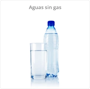 Agua sin gas