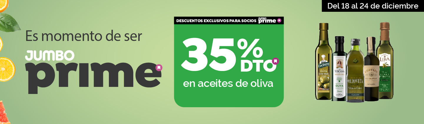 35% en Aceites de Oliva