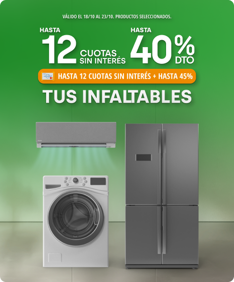 Hasta 40% y Hasta 12CSI en Electro