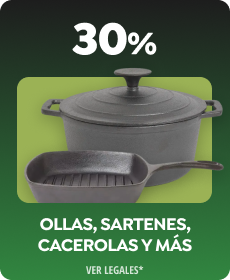 30% + 3 CSI en Herméticos Plásticos, Ollas, Sartenes y más | Onfire