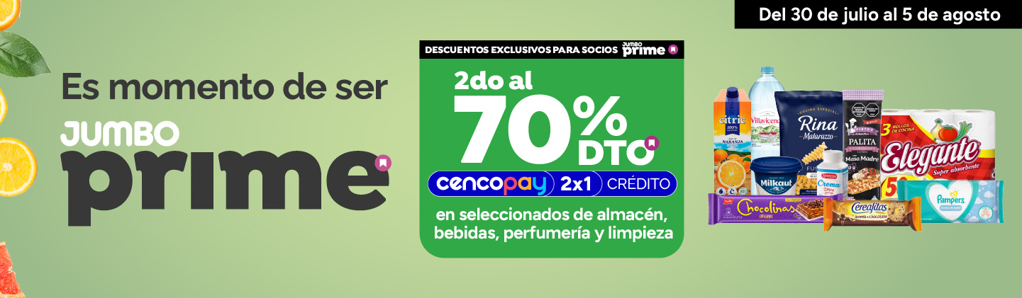 2do al 70% en Bebidas y Comestibles
