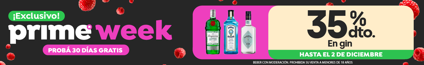 35% en Gin | Prime Week