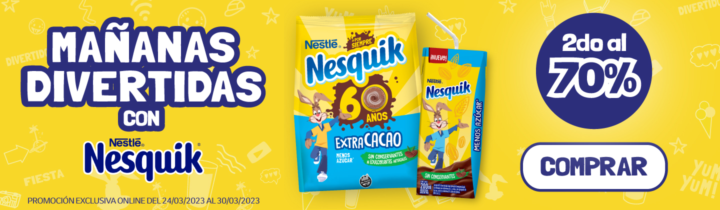Jumbo | CM_2do al 70% en seleccionados de Cacao Nesquik