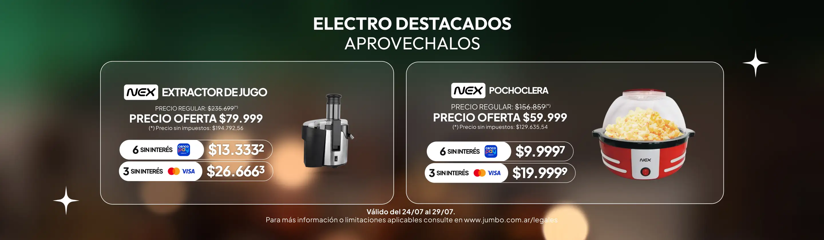 Aprovechá | Electros
