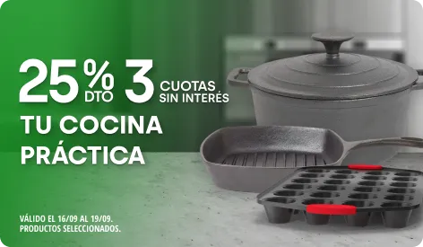 25% y 3CSI en Ollas y más