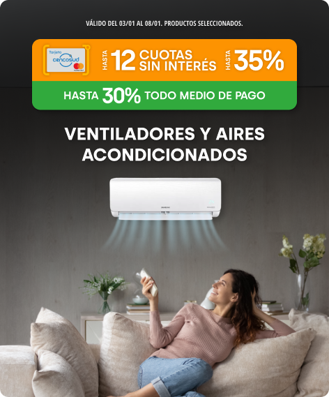 Hasta 30% en Ventilación