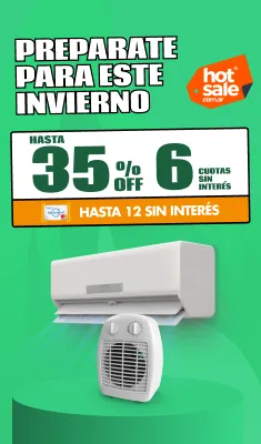 Hasta 35% y 6 CSI en Aires y calefacción | Hot Sale Jumbo