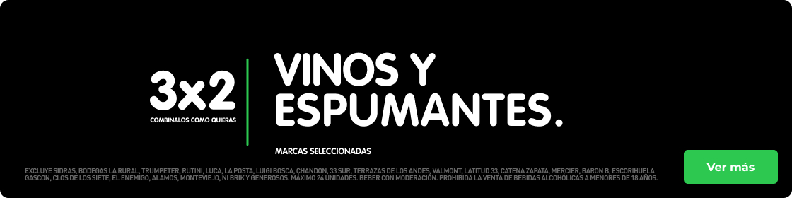 Jumbo | 3x2 en Vinos y Espumantes
