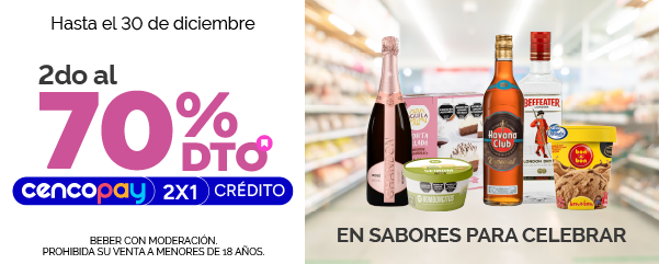 2do al 70% en Sabores para Celebrar
