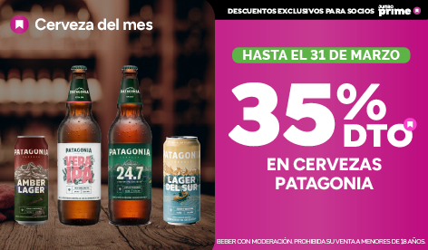 35% en Cervezas Patagonia