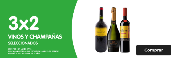 Jumbo | 3x2 en seleccionados de Vinos y Champañas