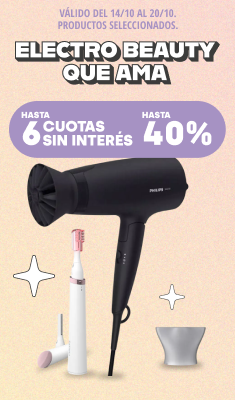 Hasta 6 CSI y Hasta 40% en Electro Beauty