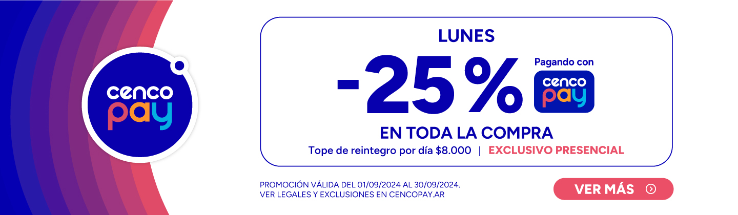 Cencopay | 25% en tu Compra