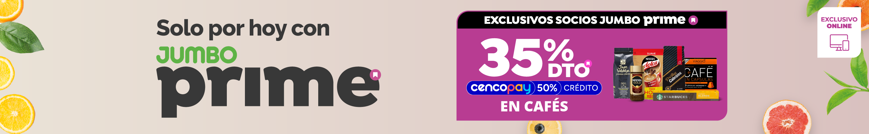 Jumbo Prime - 35% en Café | Cyber Monday Jumbo