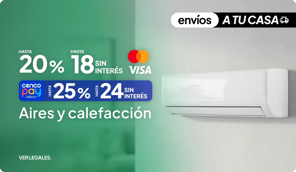 Hasta 20% en Aires y Calefacción