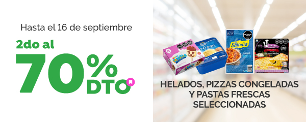 2do al 70% en Frescos y Congelados