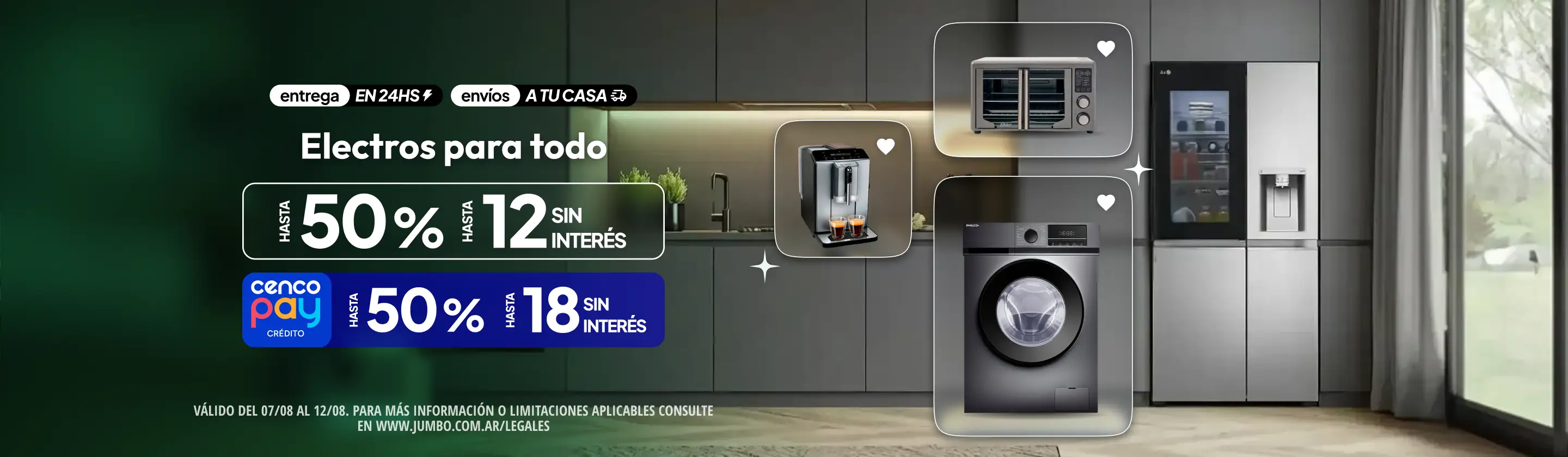 Hasta 50% en Electros