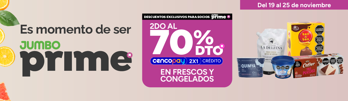 JUMBO PRIME | 2do al 70%