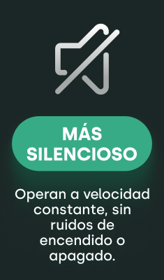 Más silencioso