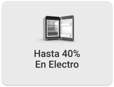 Hasta 40% en Electro