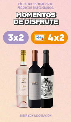 3x2 en Vinos Y Espumante