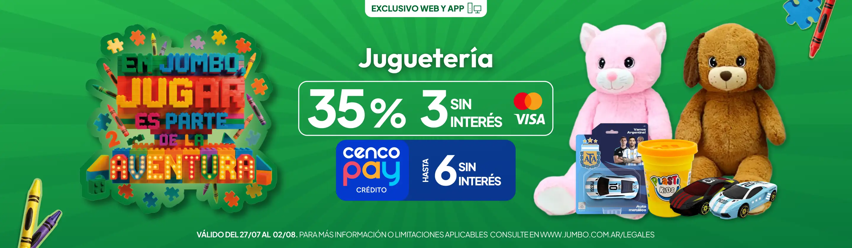 35% en Juguetería