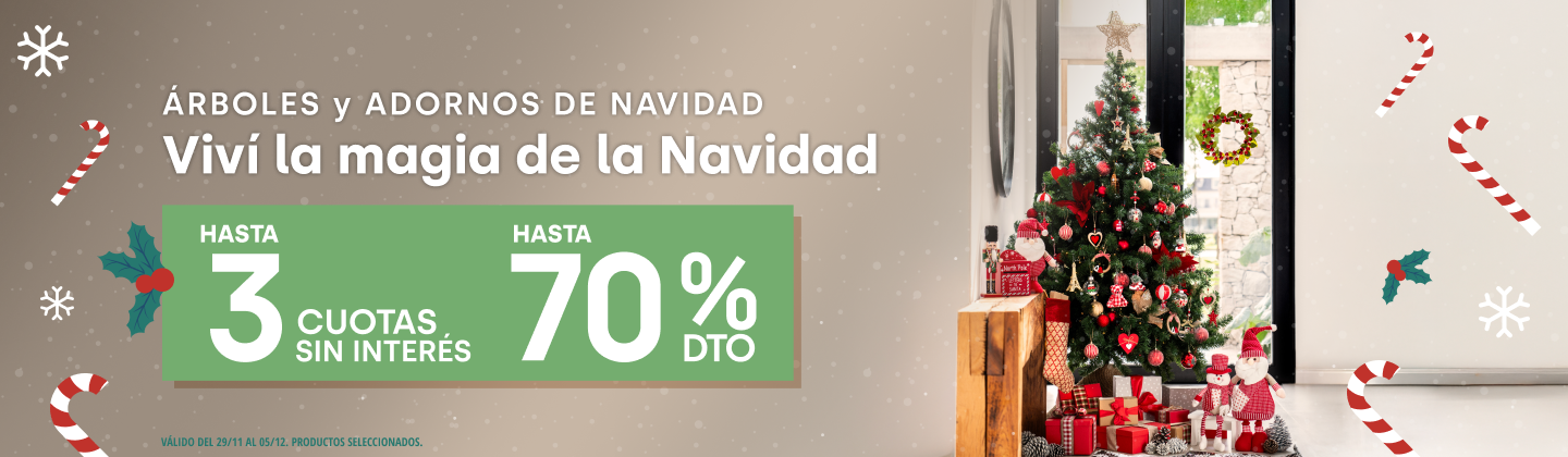 Hasta 70% y Hasta 3 CSI - Llegó la magia de la Navidad