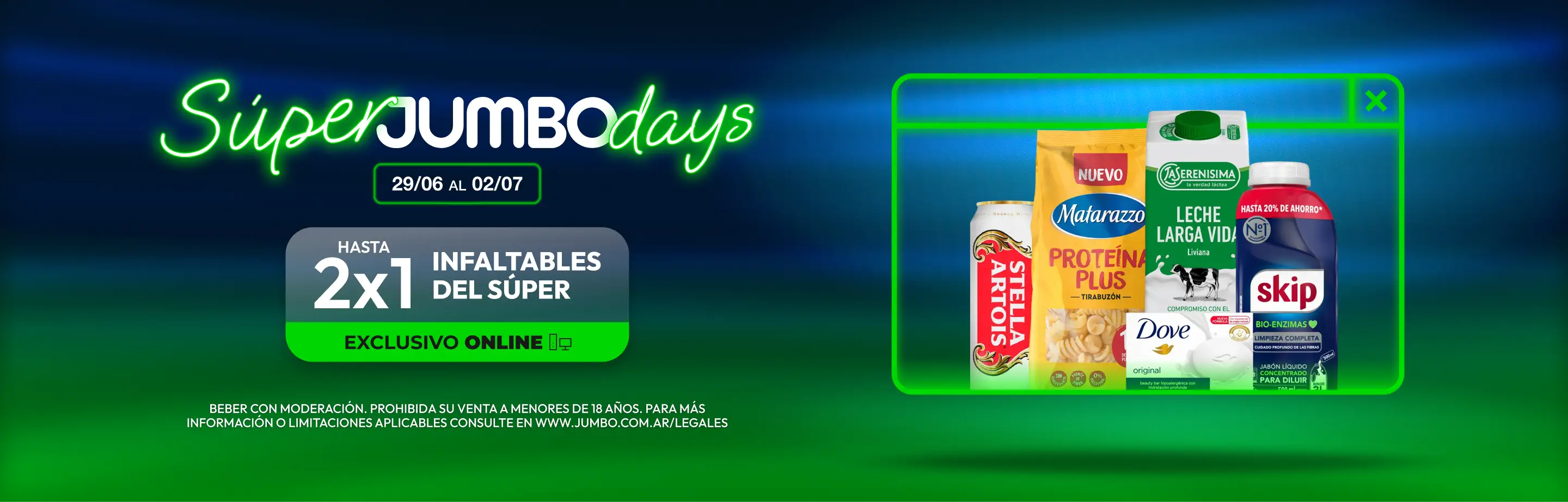 Hasta 2x1 en Bebidas, Almacén, Perfumería y más | Super Jumbo Days